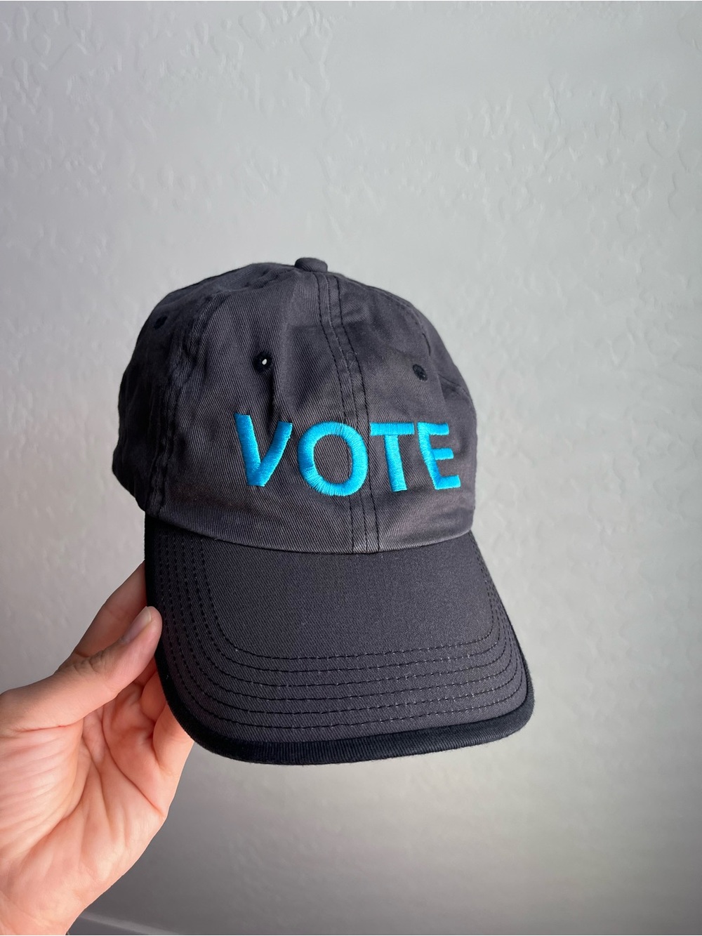 VOTE grey&blue hat